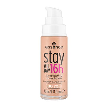 essence stay ALL DAY 16h long-lasting Foundation 10 Soft Beige 30ml